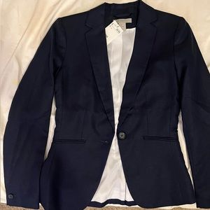 H&M Blazer New with tag, Size 4 Dark navy